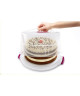 METALTEX Cloche a gâteau ajustable en plastique  Ř 36 cm