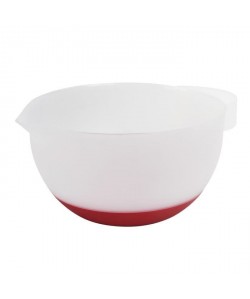 GIMEL Bol mélangeur 19,5 cm rouge et blanc