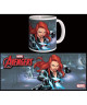 Mug Marvel Black Widow Avengers Série 2 Blanc