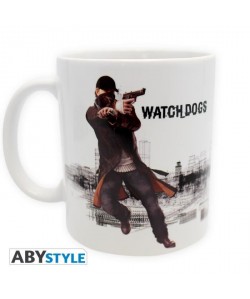 Watch Dogs  Mug Aiden shooting  320 ml  Céramique  Avec boite