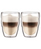 BODUM PILATUS Set 2 verres double paroi 0.25 l Transparent