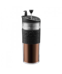 BODUM TRAVEL PRESS Mug a piston 0,45L noir