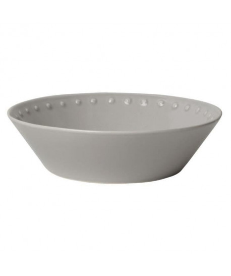 JOLIPA Lot de 6 bols en faience Caravane diametre 14,5 cm gris