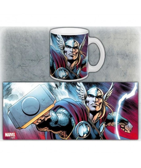 Mug Marvel Lightning Thor Série 1 Blanc