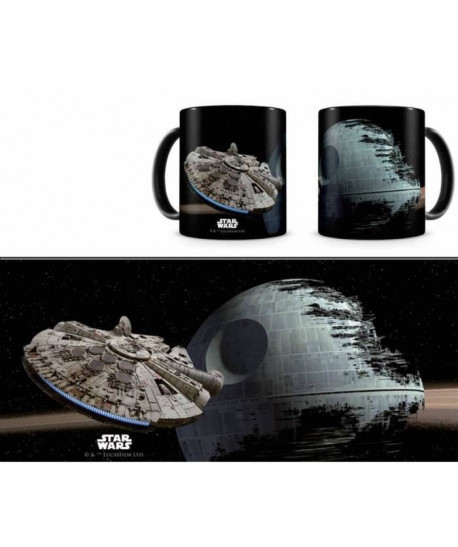 STAR WARS Mug Céramique Falcon vs Death Star