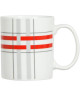 NOVASTYL 8023250 Lot 6 Mugs Tartan  Rouge  Porcelaine