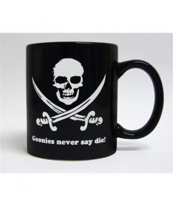 Mug WTT  The Goonies Never Say Die  Noir et blanc