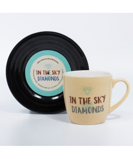 LYRICAL MUG L&M Pack Mug et Soucoupe  Diamonds