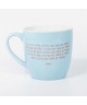 LYRICAL MUG L&M Pack Mug et Soucoupe  Friends  Bleu ciel / Noir