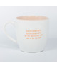 LYRICAL MUG L&M Pack Mug et Soucoupe  Love  Blanc / Peche