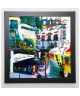 KALY Image encadrée St Germain rive gauche 57x57 cm Multicolore