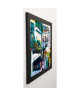 KALY Image encadrée St Germain rive gauche 57x57 cm Multicolore