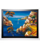 KEIFLIN ROGER Image encadrée Le bateau de peche 57x77 cm Multicolore