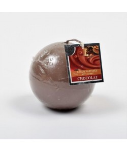 Bougie parfumée ronde Chocolat dia  7.5 cm