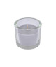 Bougie verrine parfum musc H 8 cm Violet