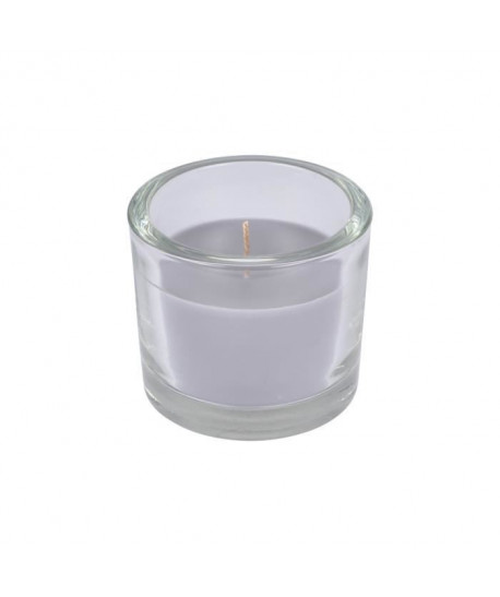 Bougie verrine parfum musc H 8 cm Violet