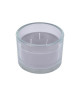 Bougie verrine parfum musc H 8,5 cm Violet