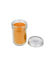 Bougie verrine parfum mandarine orientale H 10 cm Orange