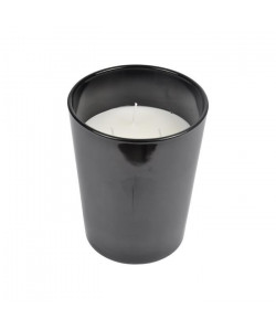 Bougie verrine H 16 cm Noir ambré