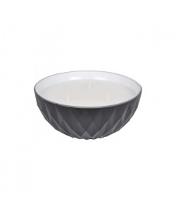 Bougie verrine bol H 5,5 cm Blanc ambré