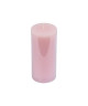 Bougie pilier parfum cannelle de ceylan H 15 cm Rose