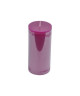 Bougie pilier parfum figue gourmande H 15 cm Violet