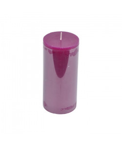 Bougie pilier parfum figue gourmande H 15 cm Violet