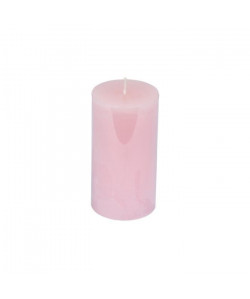 Bougie pilier parfum cannelle de ceylan H 11 cm Rose