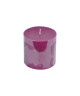 Bougie pilier parfum figue gourmande H 10 cm Violet