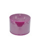 Bougie pilier 3 meches figue gourmande H 10 cm Violet