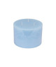 Bougie pilier 3 meches H 10 cm Bleu océan