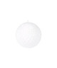 Bougie boule H 8,7 cm Blanc