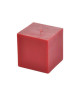 Bougie cube parfum fruits rouges H 7,5 cm