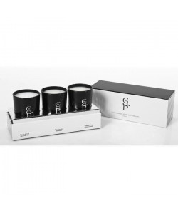 Coffret bougies 3 verres Bois d\'Acajou  Sable d\'Orient