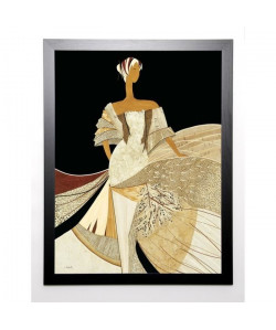 LoeSCH ELISABETH Image encadrée Clarisse 67x87 cm Beige