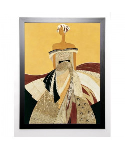 LoeSCH ELISABETH Image encadrée Léa 67x87 cm Jaune