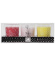 LE CHAT Coffret bougies My Candle Box parfums rose  fruits rouges  vanille  3 verres