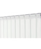 Paire vitrage SECRETE passetringle 45 x 90 cm  Blanc