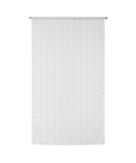 Vitrage SECRETE passetringle 90 x 190 cm  Blanc