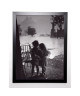 PHOTOGRAPHIE COLLECTION Image encadrée Pluie au parc 57x77 cm Gris