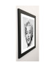 PHOTOGRAPHY COLLECTION Image encadrée Monroe Portrait 67x67 cm Blanc