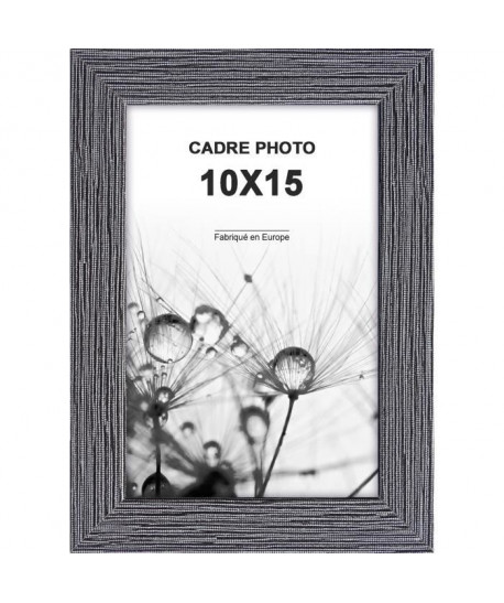 Cadre photo    Berlin  10x15  Argent moulure  20x12mm