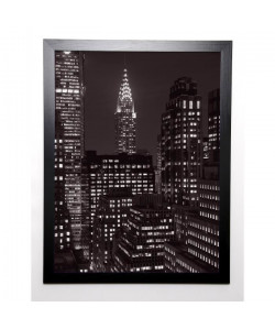 SETBOUN MICHEL Image encadrée Le Chrysler Building la nuit, Manhattan 57x77 cm Gris