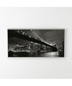 BRIDGE Tableau déco 50x100 cm noir et blanc