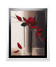 TRAMONI OLIVIER Image encadrée Bouquet rouge I 57x77 cm Beige