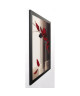 TRAMONI OLIVIER Image encadrée Bouquet rouge I 57x77 cm Beige