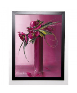 TRAMONI OLIVIER Image encadrée Bouquet violet II 57x77 cm Rose