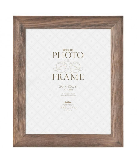 Cadre photo Studley  Bois  20 x 25 cm  Marron