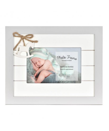 BABY AMORE Cadre photo triple 10x15 cm bois