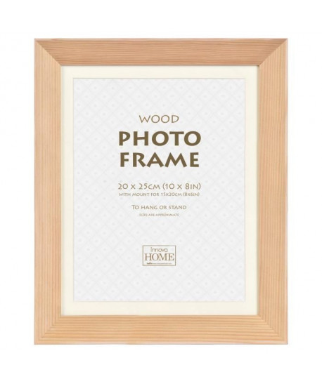 Cadre photo Deep Set  Bois  20 x 25 cm  Naturel